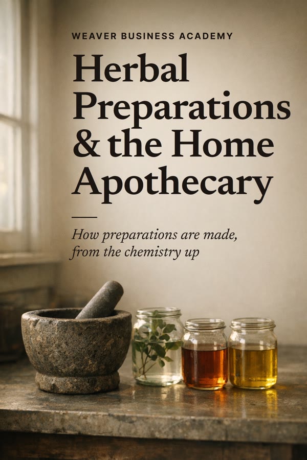 Herbal Preparations & the Home Apothecary