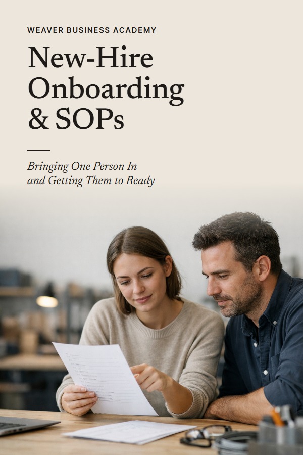 New-Hire Onboarding & SOP Readiness — the companion book